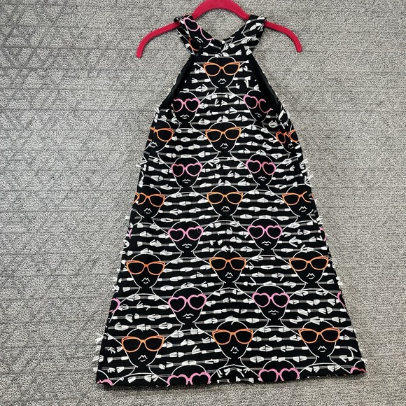 Anthropologie Hutch Embroidered Sunglass Cat Eye Shift High Neck Dress XS‎ Small - Picture 5 of 6